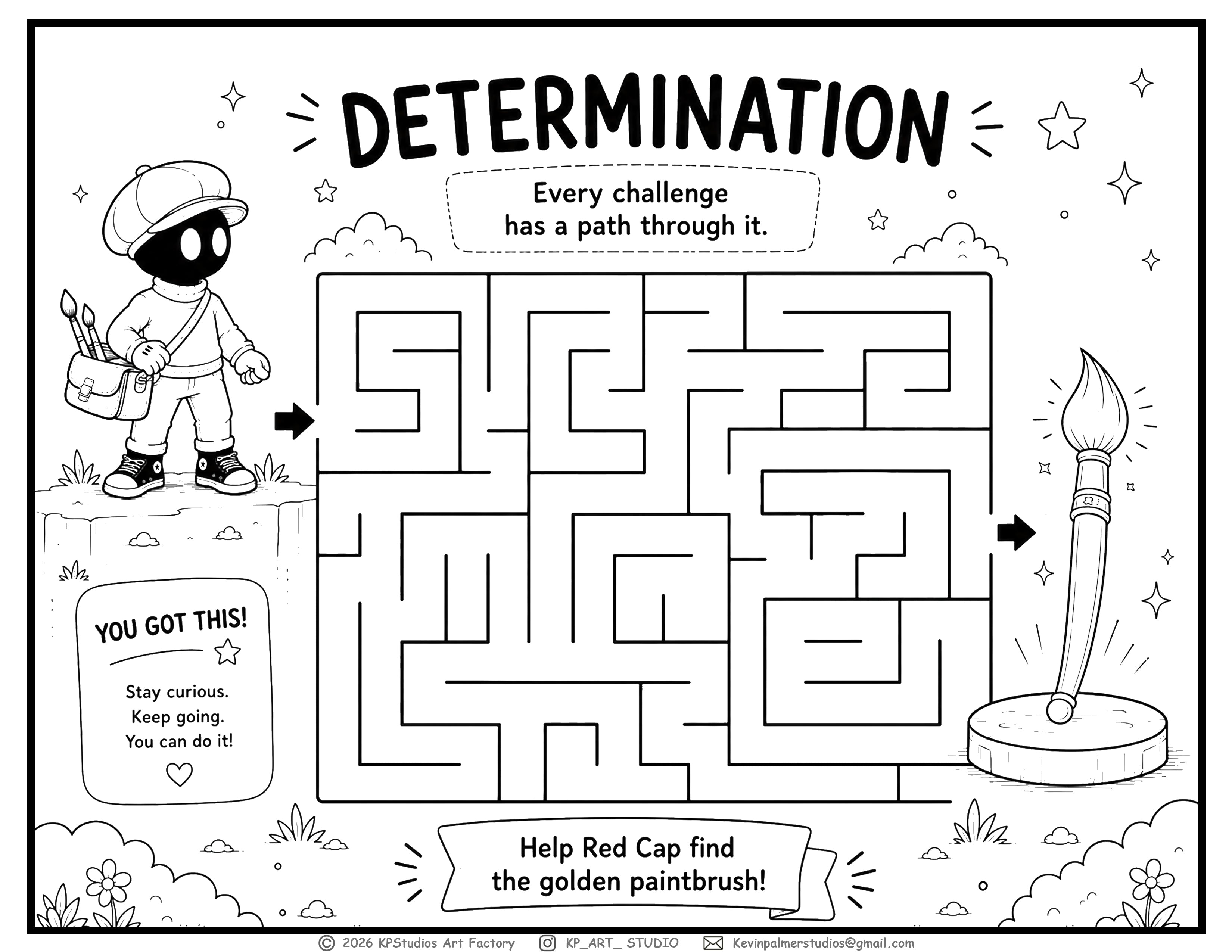 Red Cap's Journey Within (Activity book)