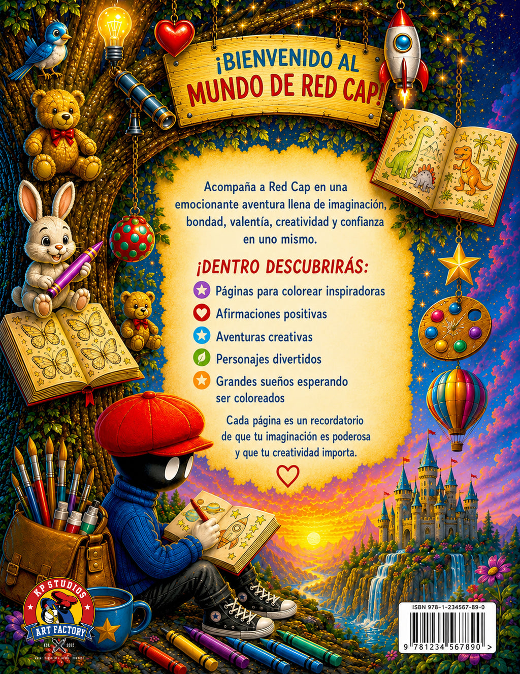 Red Cap's Coloring Adventure