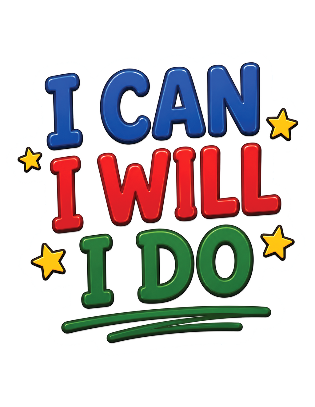 Red Cap Inspirational 20 Pack Stickers