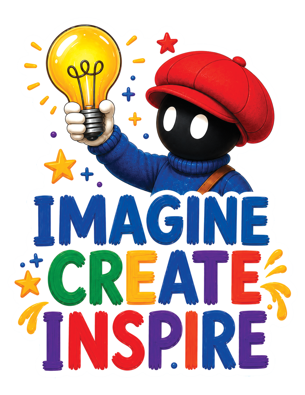 Red Cap Inspirational 20 Pack Stickers
