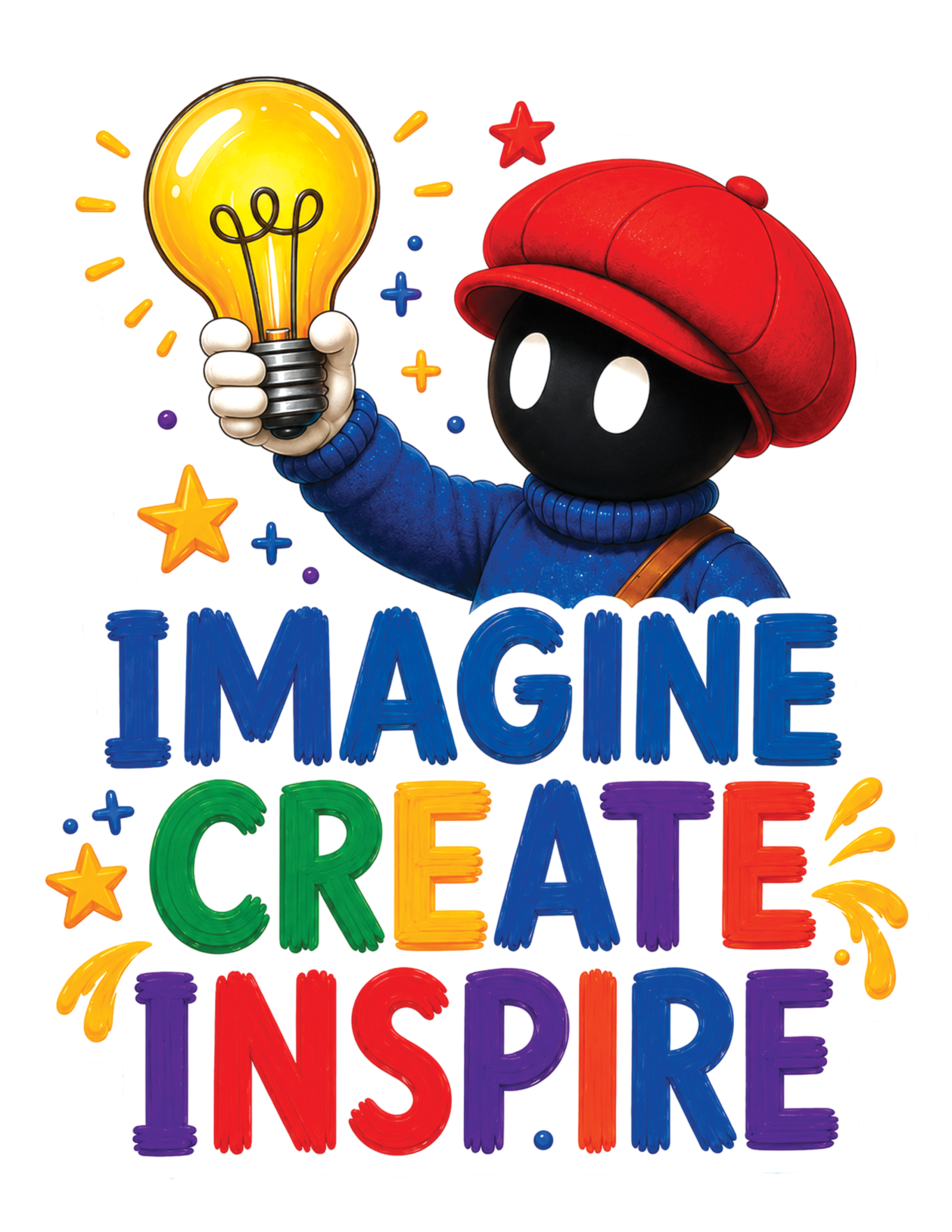 Red Cap Inspirational 20 Pack Stickers