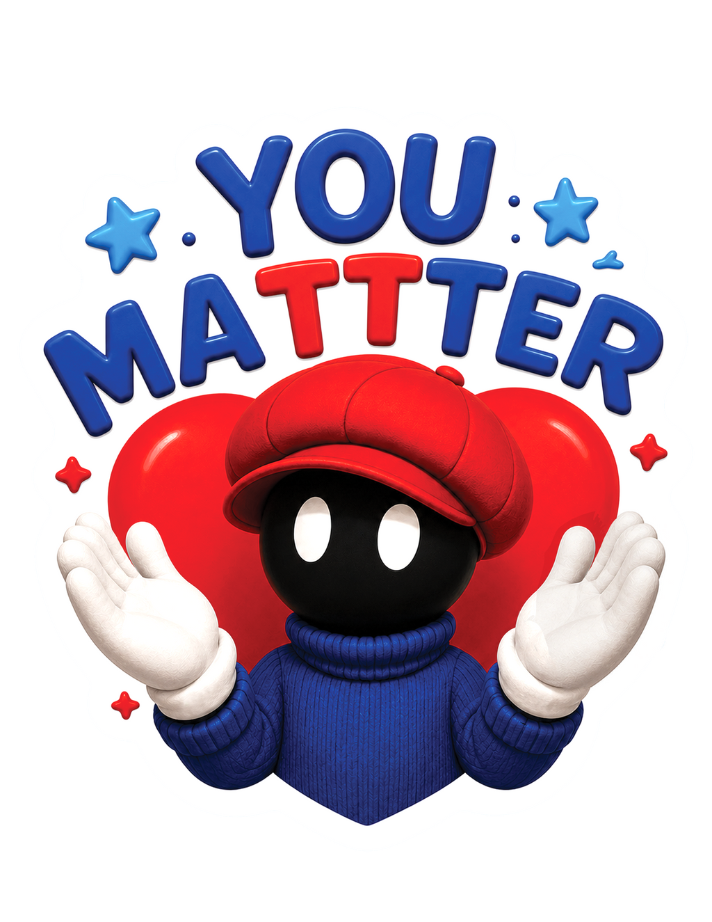 Red Cap Inspirational 20 Pack Stickers