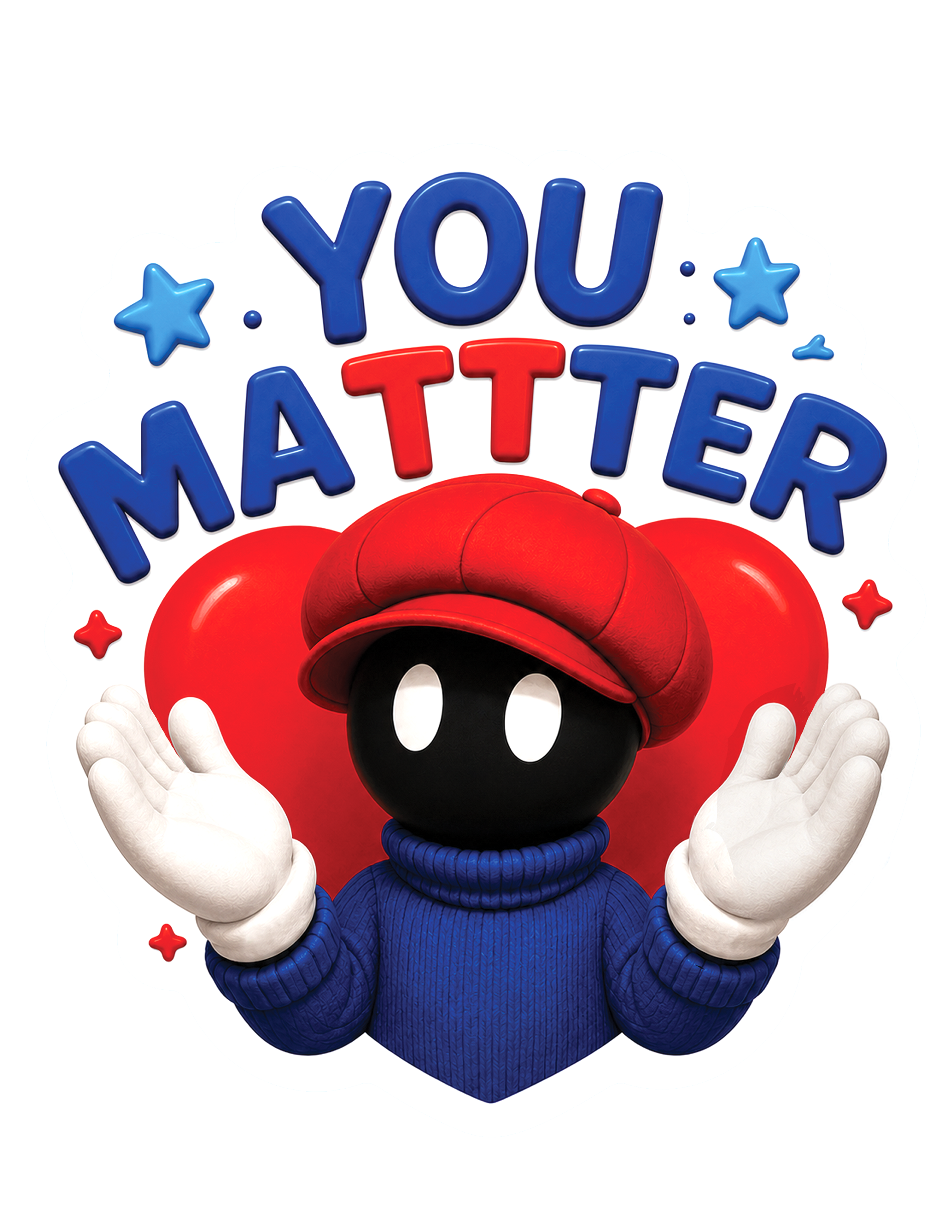 Red Cap Inspirational 20 Pack Stickers